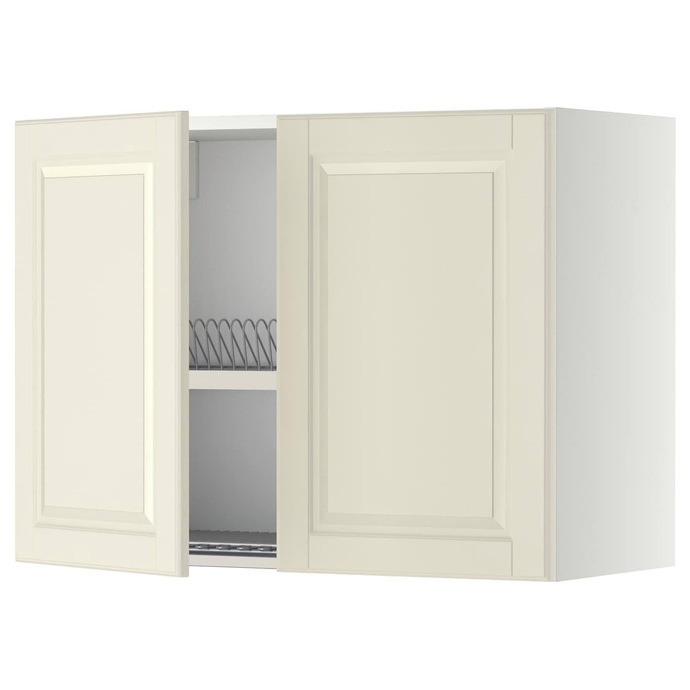 Навесной шкаф с сушилкой - METOD IKEA/ МЕТОД ИКЕА, 60х80 см, белый/кремовый