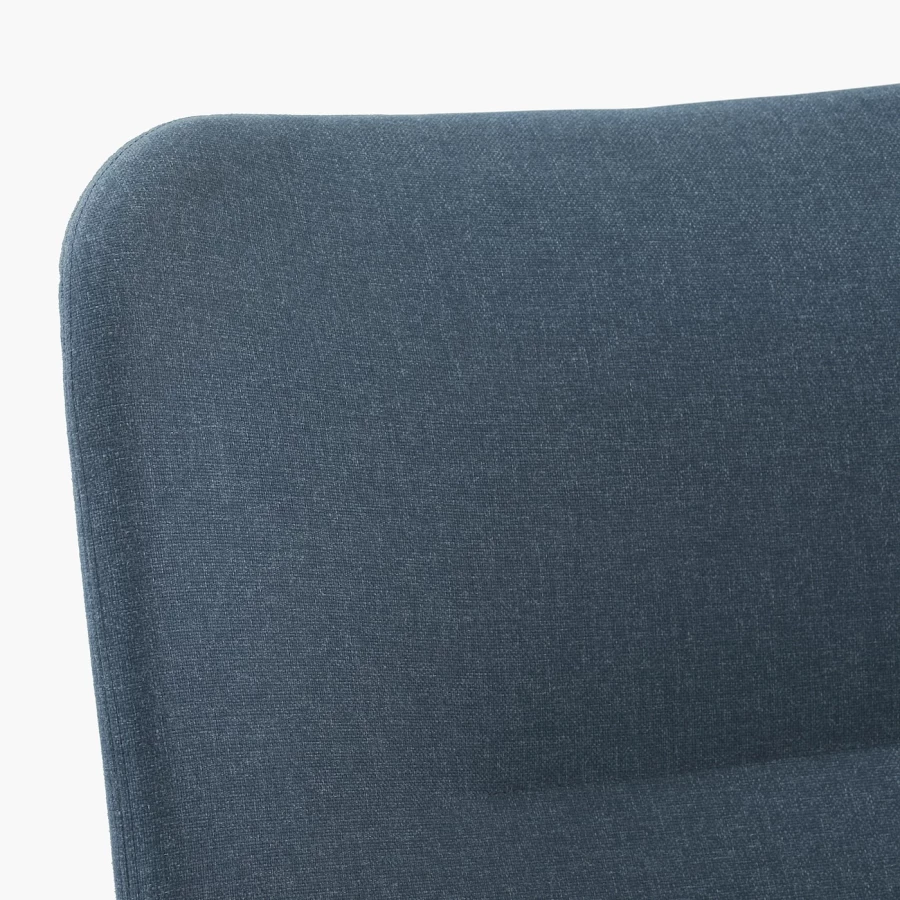Кресло с высокой спинкой - IKEA VEDBO/ВЕДБО ИКЕА, 108х85х80 см, темно-синий (изображение №5)