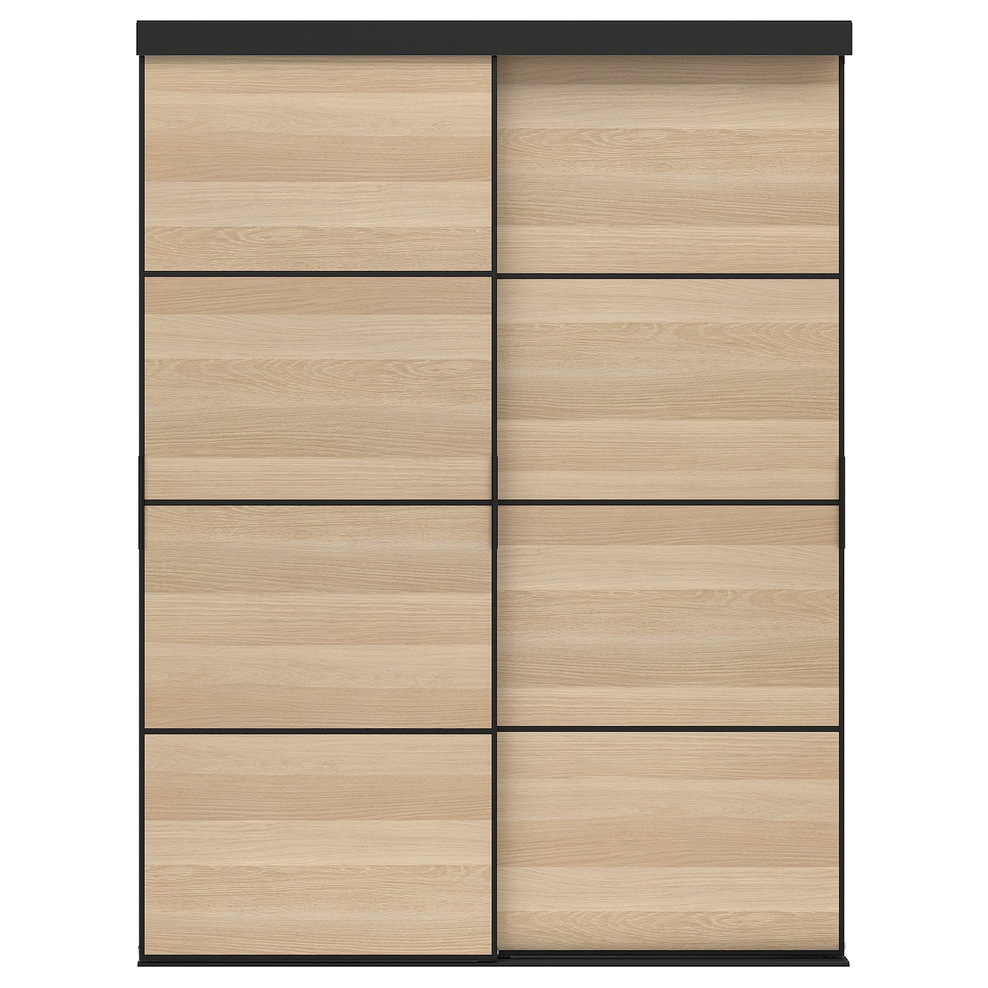Комбинация раздвижных дверей - SKYTTA/MEHAMN IKEA/ СКЮТТА/МЕХАМН ИКЕА, 205х152 см, бежевый