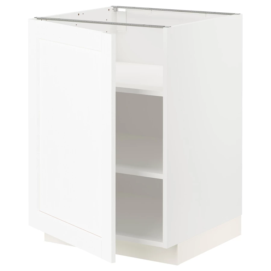 Напольный шкаф  - IKEA METOD, 88x62x60см, белый, МЕТОД ИКЕА (изображение №1)