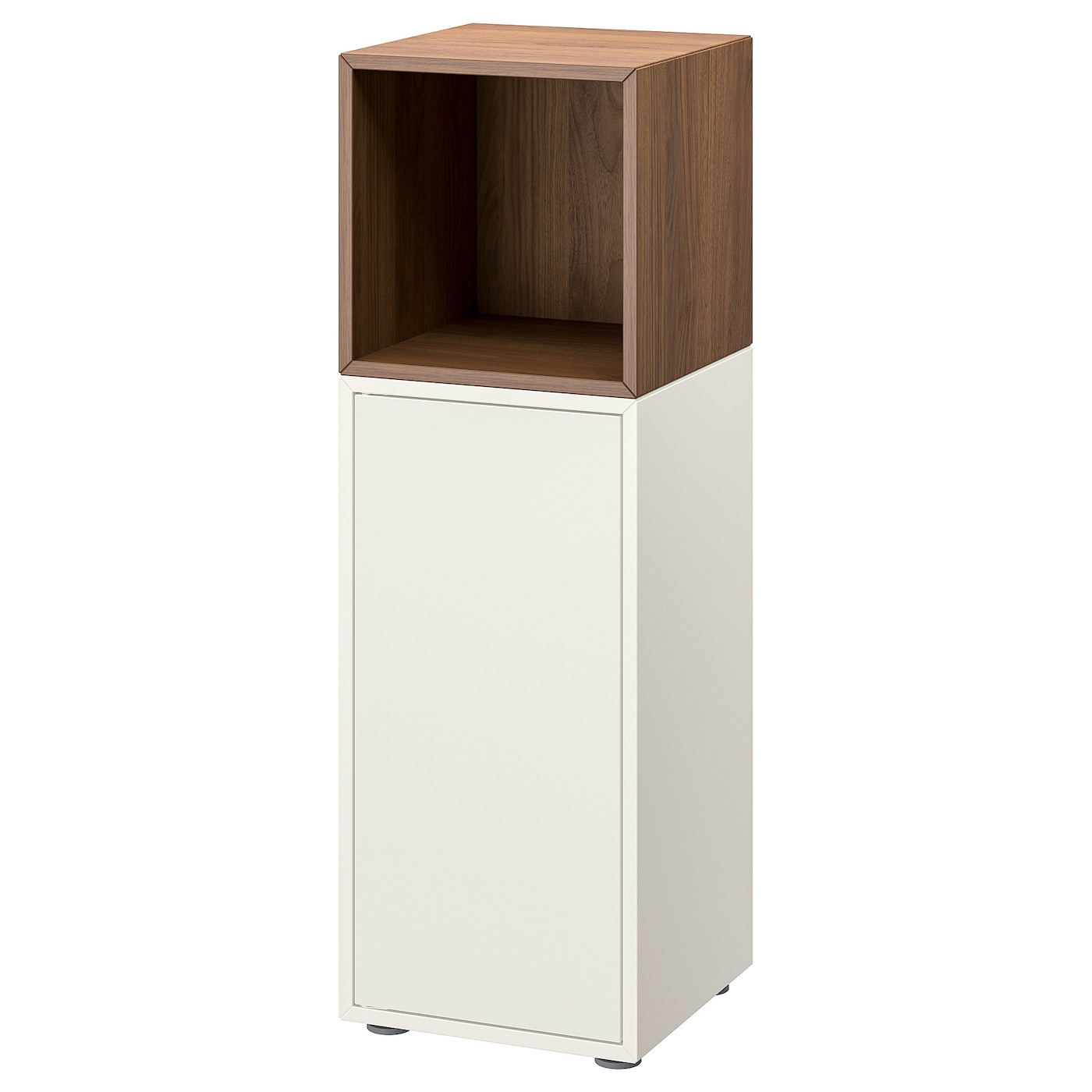 Комбинация для хранения - EKET IKEA/ЭКЕТ ИКЕА, 35x35x107 белый/коричневый