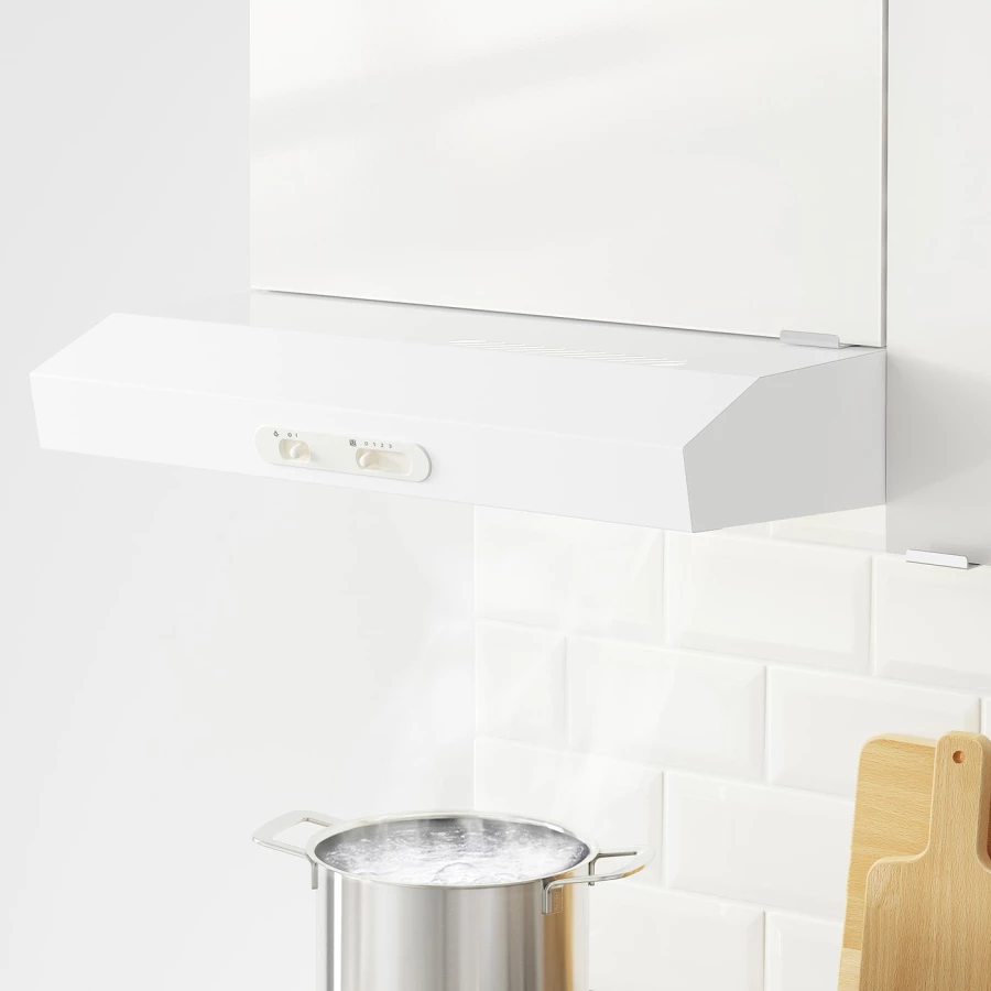 Угловая кухня -  KNOXHULT IKEA/ КНОКСХУЛЬТ ИКЕА, 183х91 см, белый/серый (изображение №3)