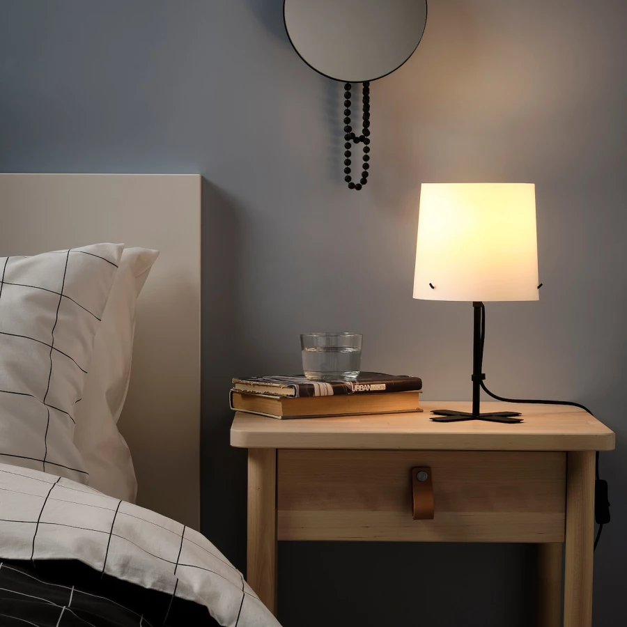 Лампа - BARLAST  IKEA/ БАРЛАСТ ИКЕА,  31 см,  белый (изображение №3)