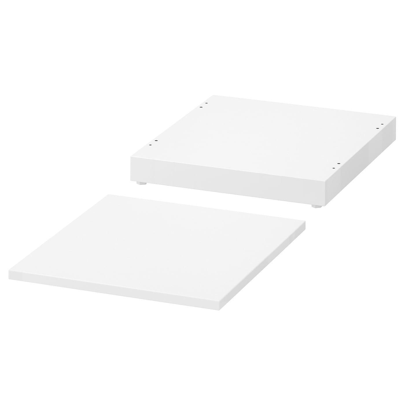 Столешница и цоколь - IKEA NORDLI/НОРДЛИ ИКЕА, 40х47х8 см, белый