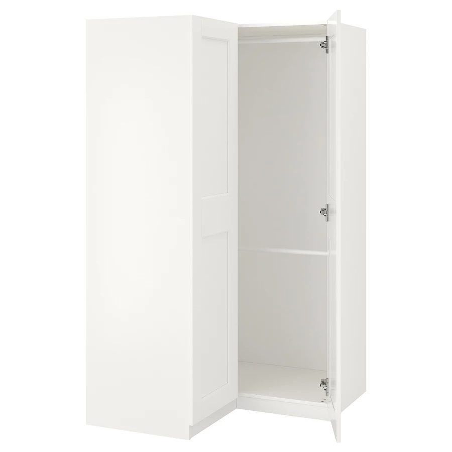 Угловой шкаф - IKEA PAX/GRIMO, белый, 111-111x201 см, ПАКС/ГРИМО ИКЕА (изображение №1)