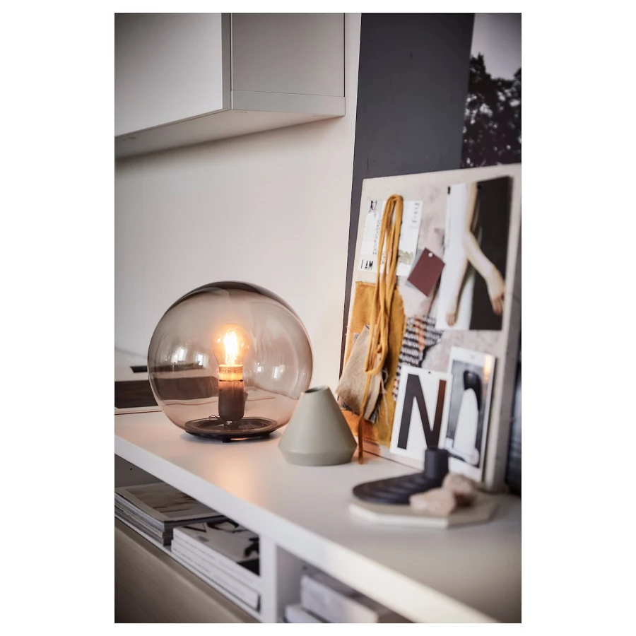 Настольная лампа - FADO IKEA/ ФАДУ ИКЕА,  серый (изображение №3)
