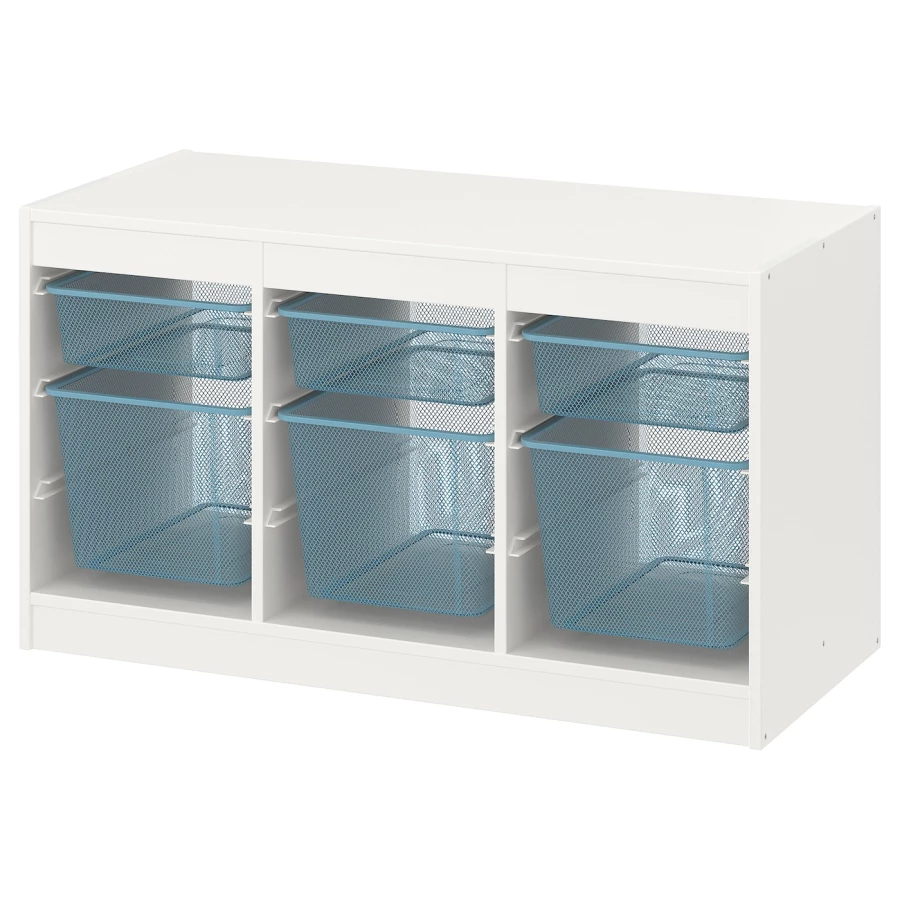 Шкаф для хранения - TROFAST IKEA/ ТРУФАСТ ИКЕА,  99x44x56 см, белый (изображение №1)