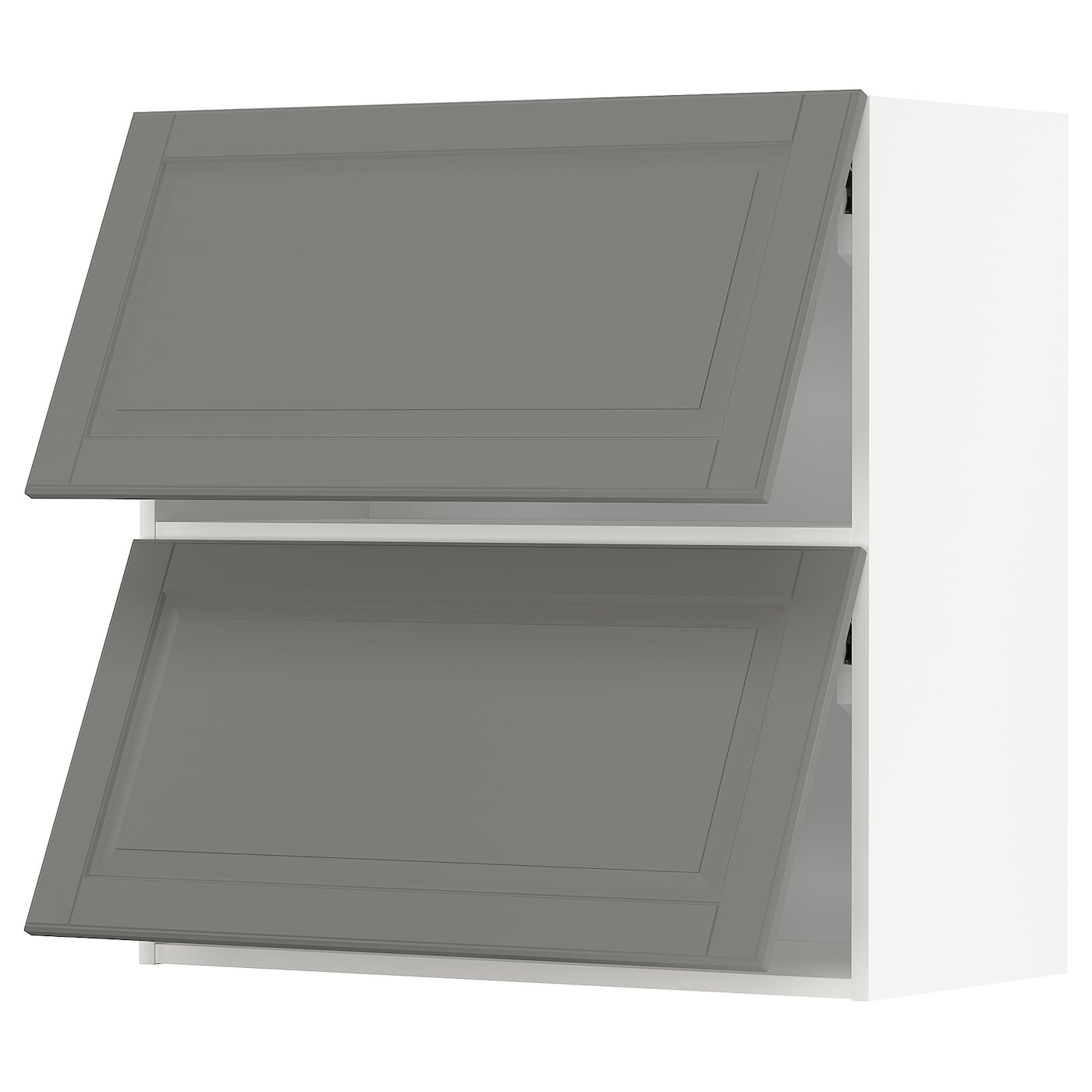 Навесной шкаф - METOD IKEA/ МЕТОД ИКЕА, 80х80 см, белый/серый