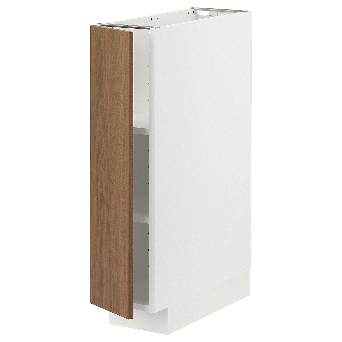 Напольный шкаф - METOD IKEA/ МЕТОД ИКЕА,  20х60 см, белый/коричневый