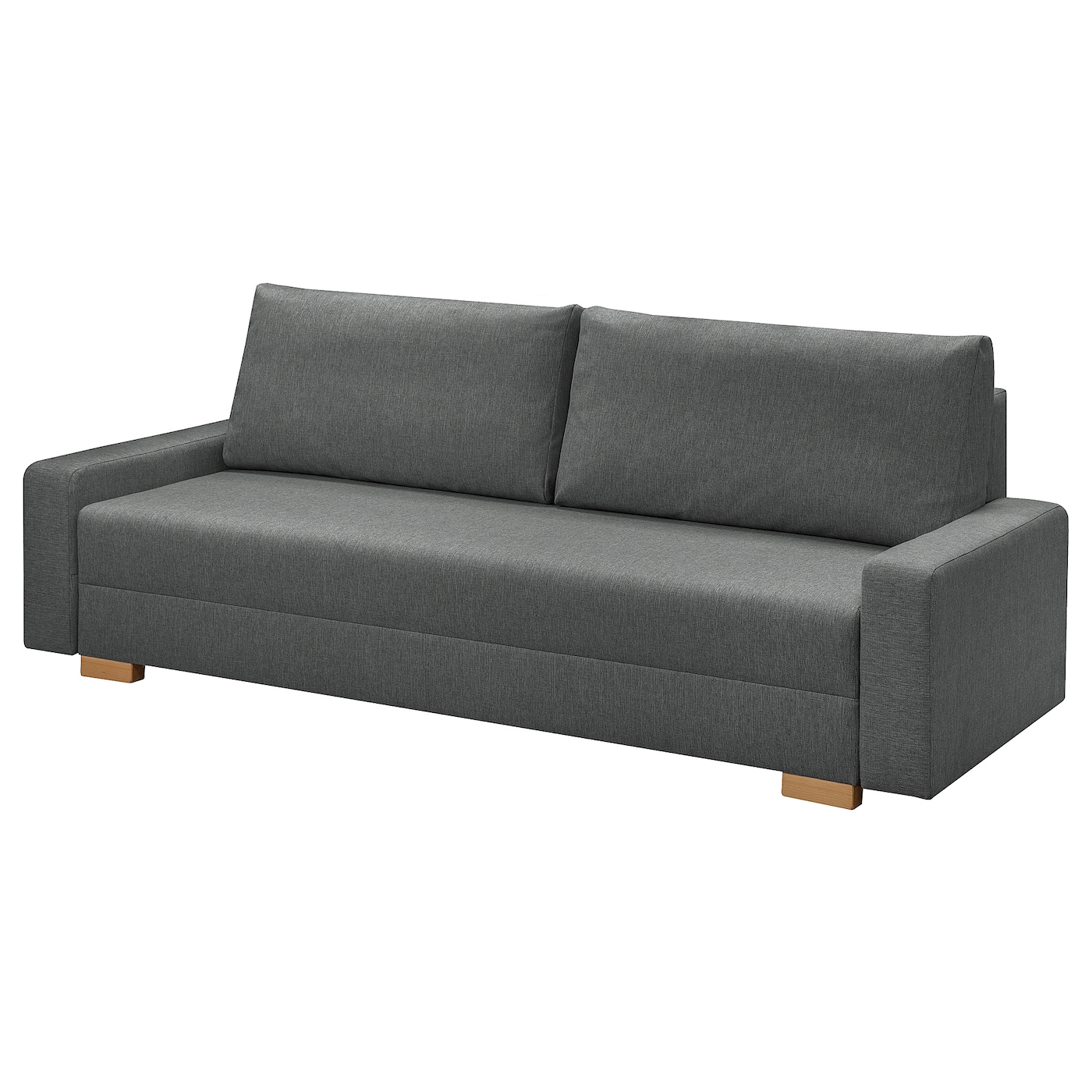 3-местный диван-кровать - IKEA GRÄLVIKEN/GRALVIKEN, 74x86x225см, темно-серый, ГРЭЛВИКЕН ИКЕА