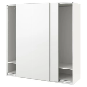 Шкаф-купе - IKEA PAX/HASVIK/ПАКС/ХАСВИК ИКЕА, 200x66x201 см, белый