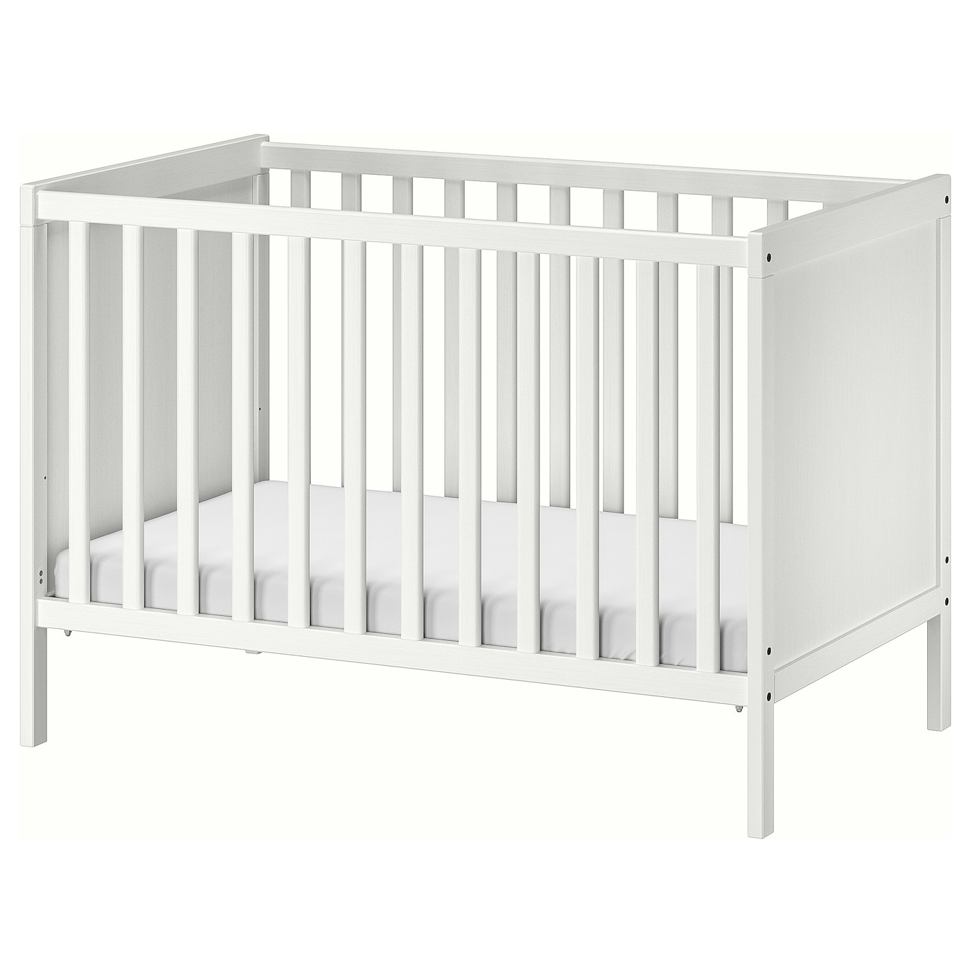 Кровать для новорожденных - IKEA SUNDVIK, 60x120 см, белый, СУНДВИК ИКЕА