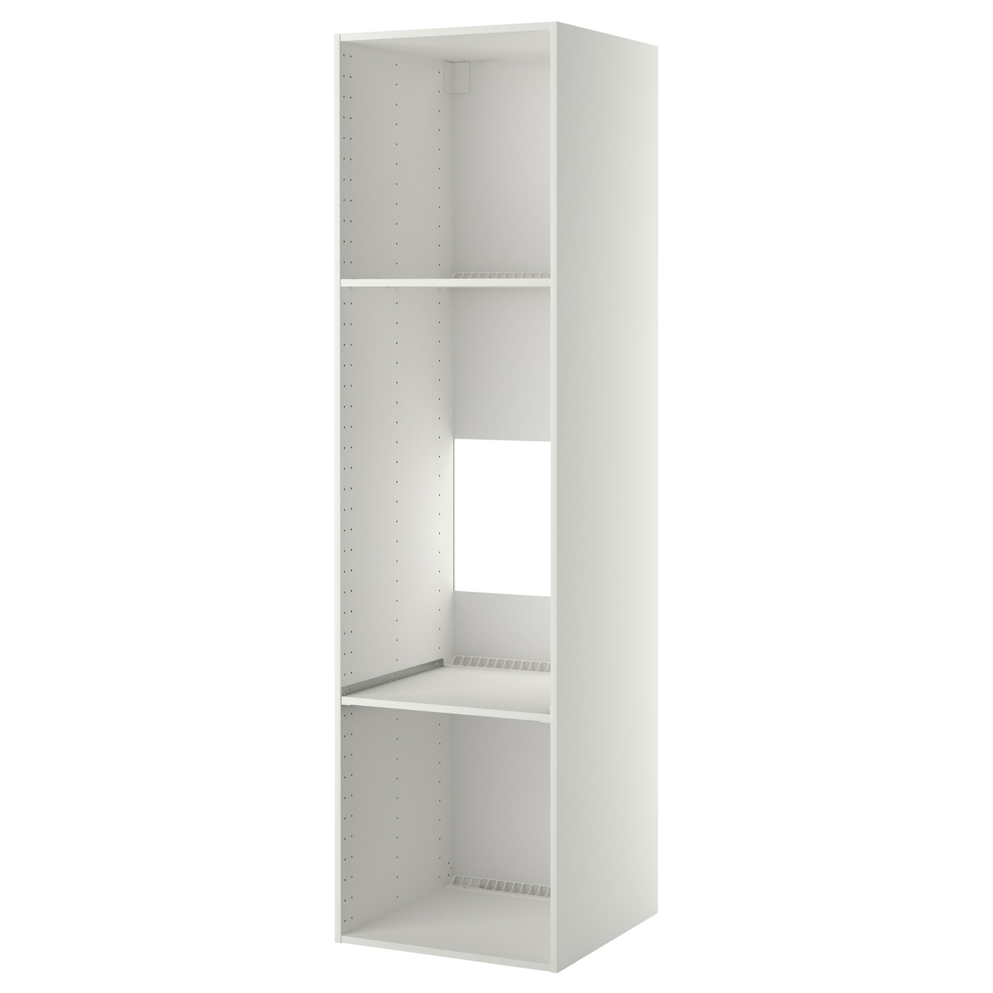 Шкаф для встроенной техники - IKEA METOD, 220x60см, белый, МЕТОД  ИКЕА