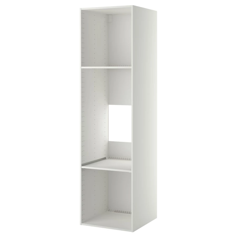 Шкаф для встроенной техники - IKEA METOD, 220x60см, белый, МЕТОД  ИКЕА (изображение №1)