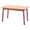 Стол обеденный - IKEA PINNTORP, 125х75х75 см, дерево коричневый, ПИННТОРП ИКЕА