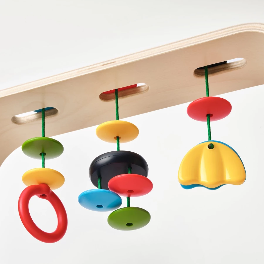Тренажер для младенца - IKEA LEKA, 43х55 см, береза, разноцветный ЛЕКА ИКЕА (изображение №3)