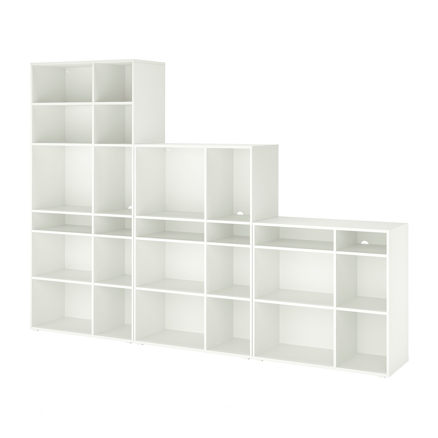Открытый шкаф - VIHALS IKEA/ВИХАЛС ИКЕА, 37х90х200 см, белый