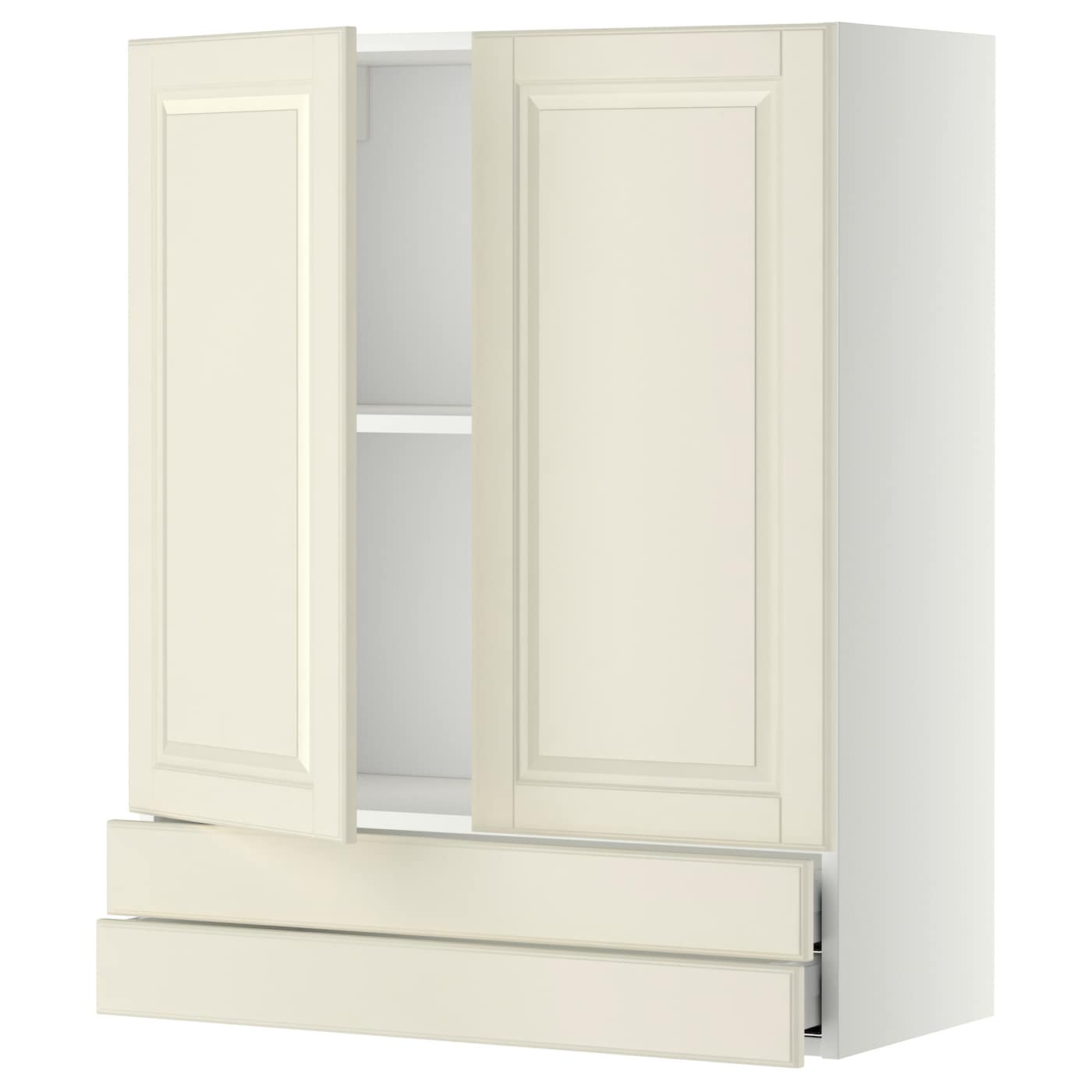 Напольный шкаф - METOD / MAXIMERA IKEA/ МЕТОД/ МАКСИМЕРА ИКЕА,  100х80 см, белый/светло-бежевый