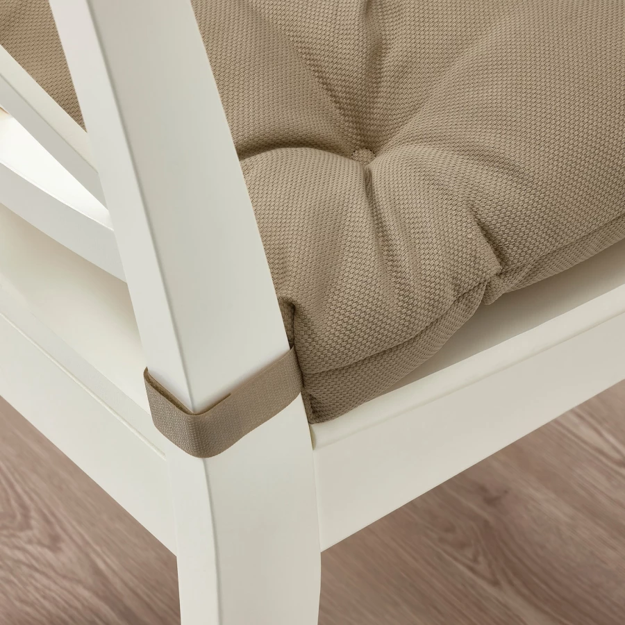 Подушка на стул - IKEA MALINDA, бежевый, МАЛИНДА ИКЕА (изображение №3)