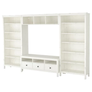 Тумба под ТВ - IKEA HEMNES, 197x326см, белый, ХЕМНЭС ИКЕА