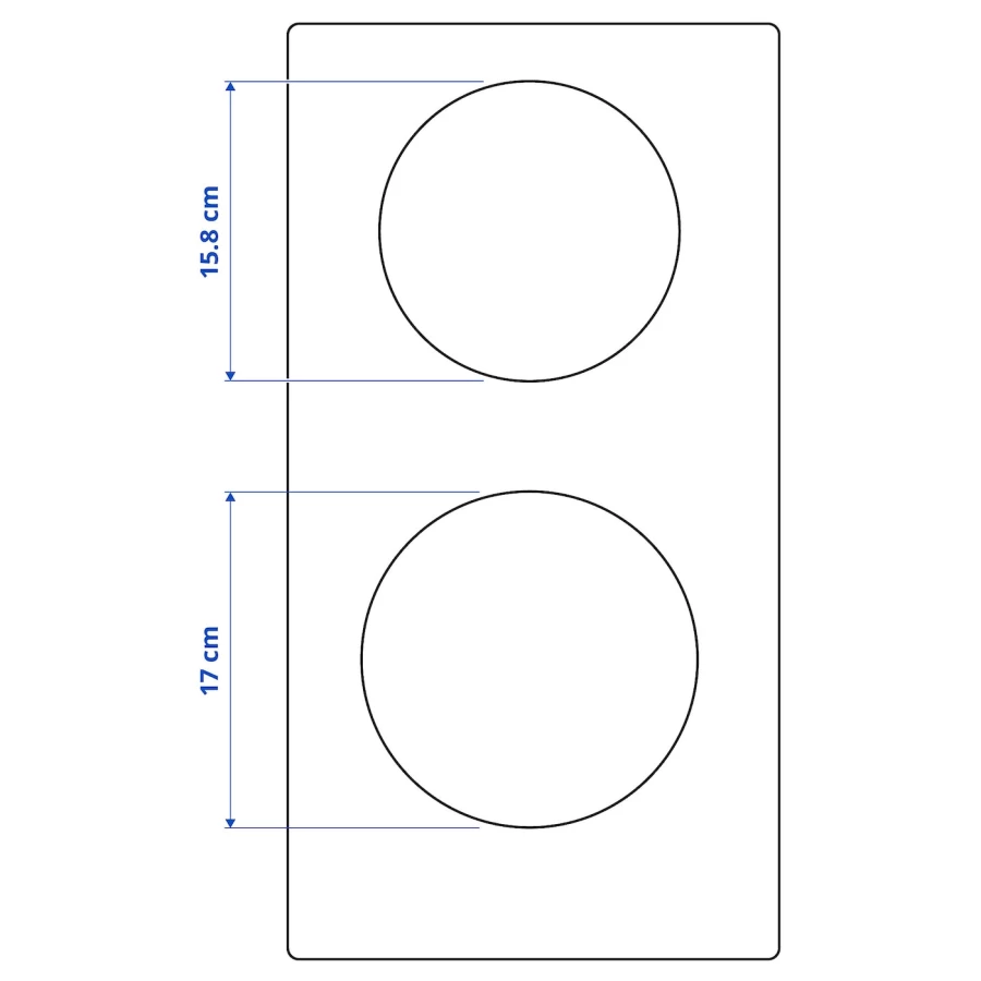 Индукционная плита - TILLREDA IKEA/ТИЛЛРЕДА  ИКЕА, 28 см, черный (изображение №5)