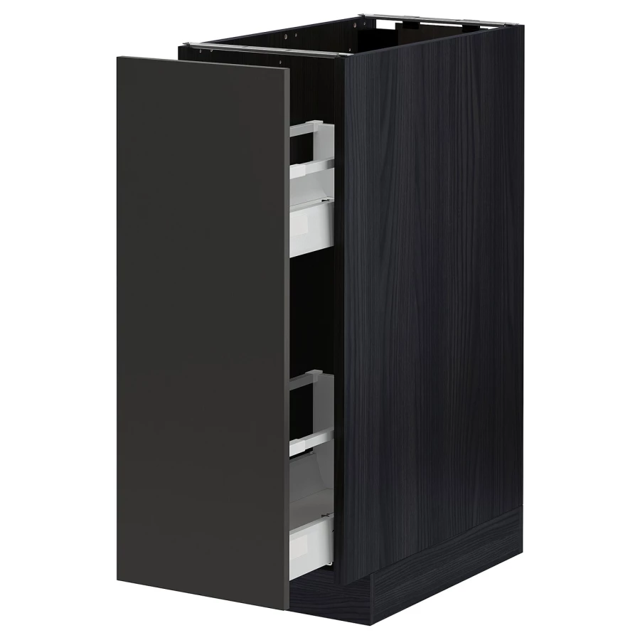 Напольный шкаф - IKEA METOD MAXIMERA, 88x62x30см, черный, МЕТОД МАКСИМЕРА ИКЕА (изображение №1)
