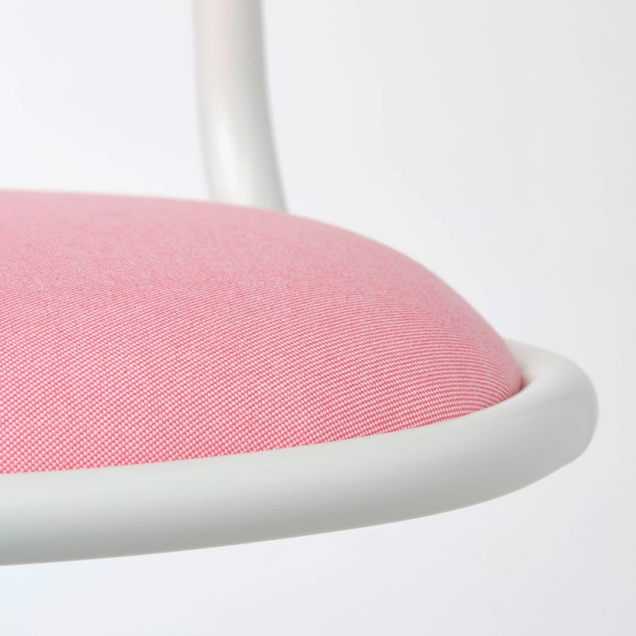Кресло детское - IKEA ÖRFJÄLL/ORFJALL, 83х53 см, белый/розовый, ИКЕА (изображение №5)