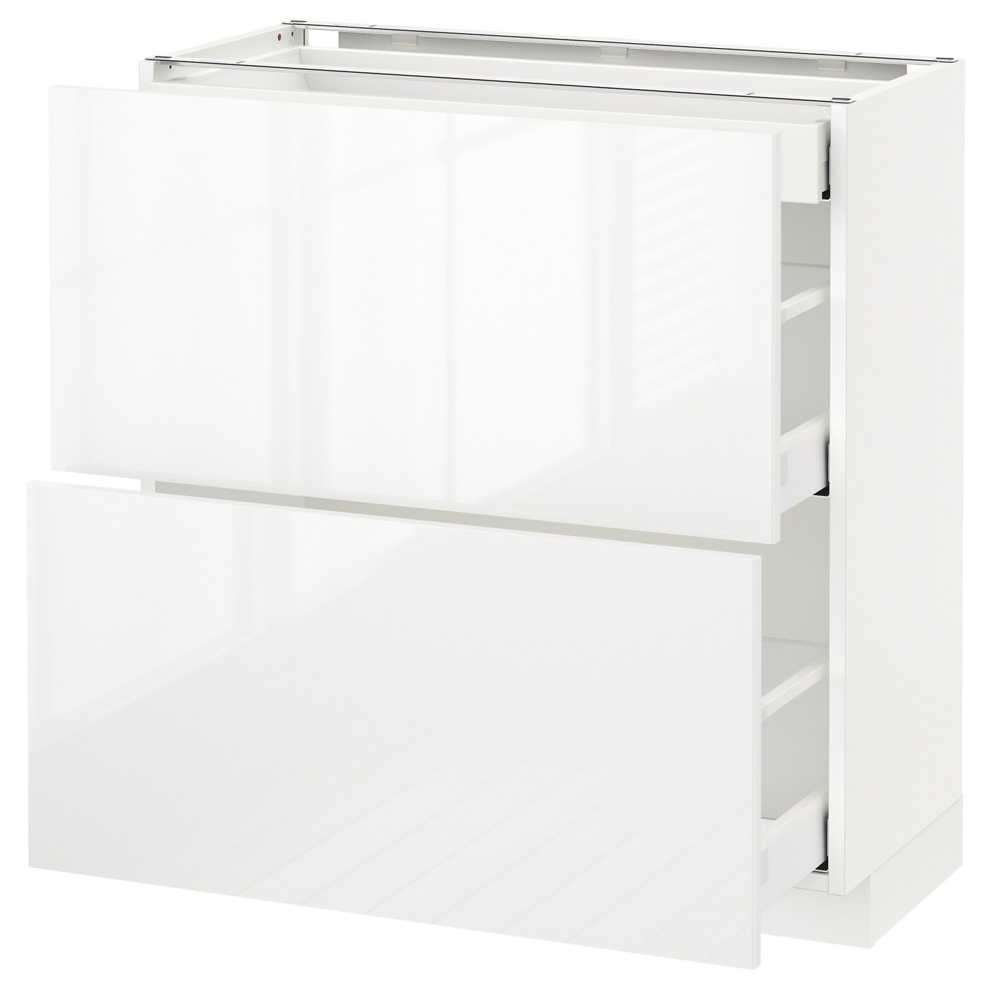 Напольный кухонный шкаф  - IKEA METOD MAXIMERA, 88x39,4x80см, белый, МЕТОД МАКСИМЕРА ИКЕА