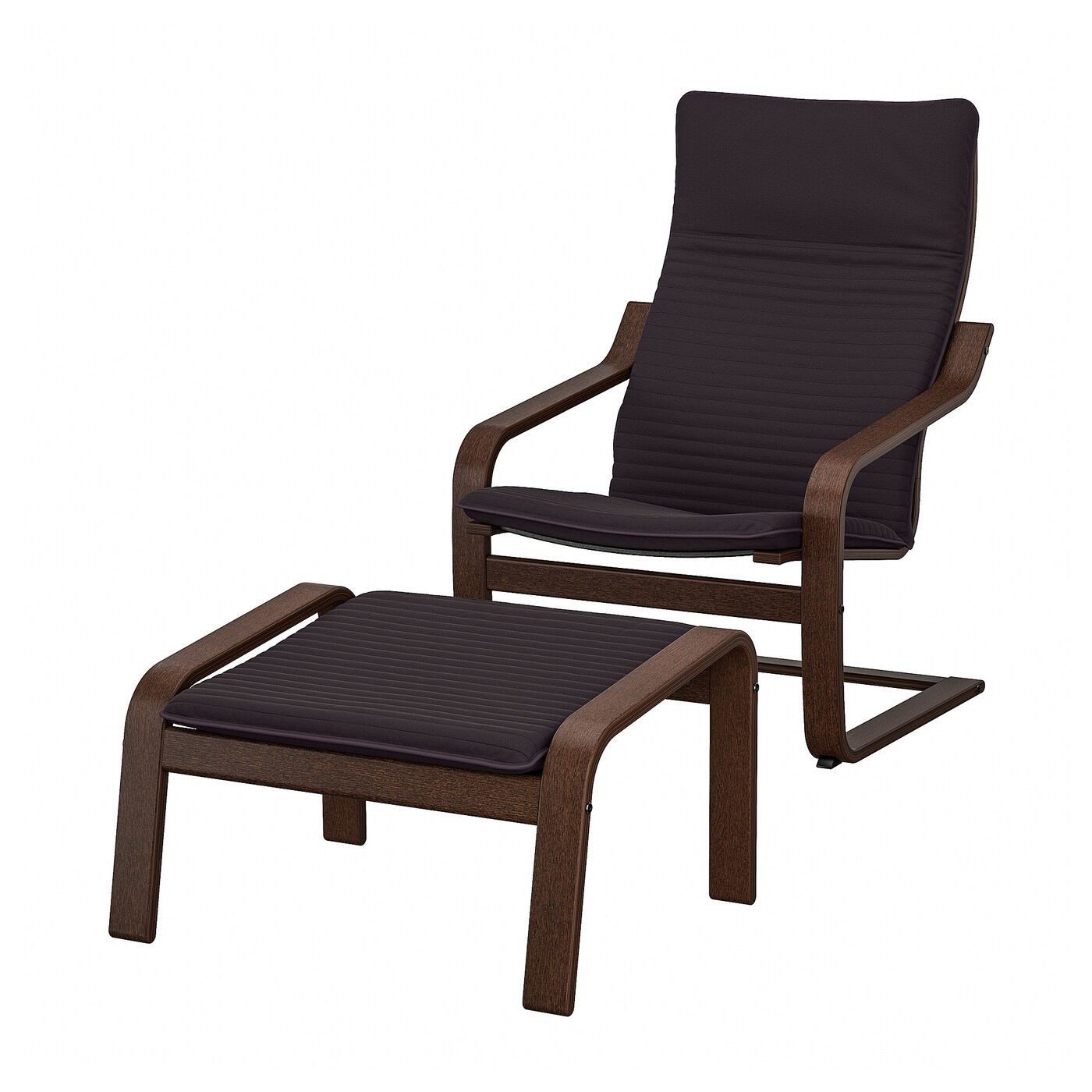 Кресло-качалка - POÄNG / POАNG IKEA/  ПОЭНГ ИКЕА,  72х62 см, коричневый