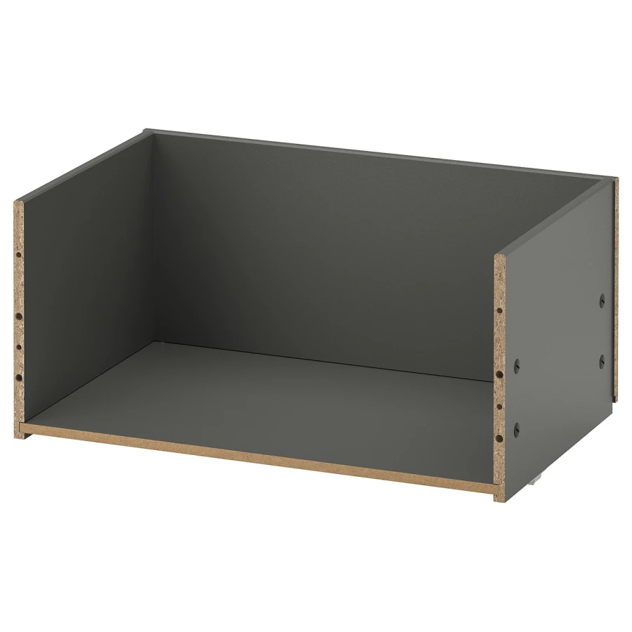 Каркас ящика - IKEA BESTÅ/BESTA/БЕСТО ИКЕА, 25х34х54 см, темно-серый (изображение №1)