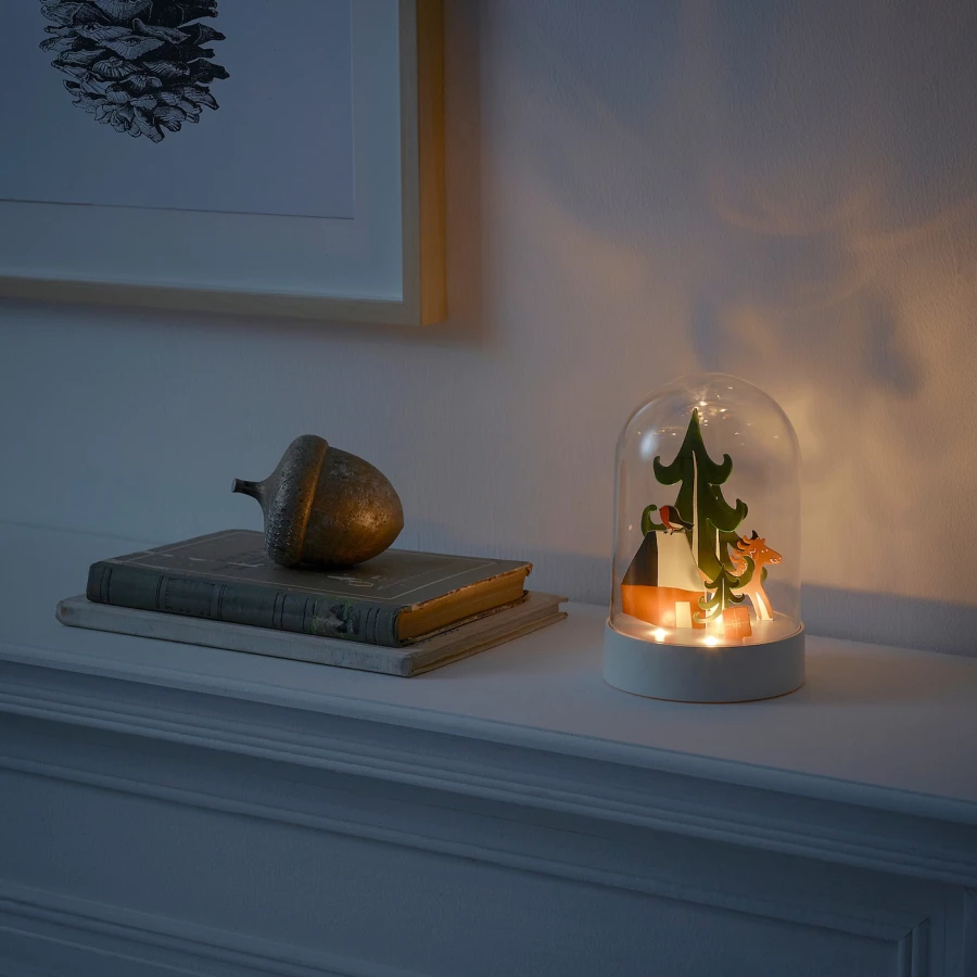 STRÅLA Декоративная светодиодная настольная лампа ИКЕА (изображение №5)