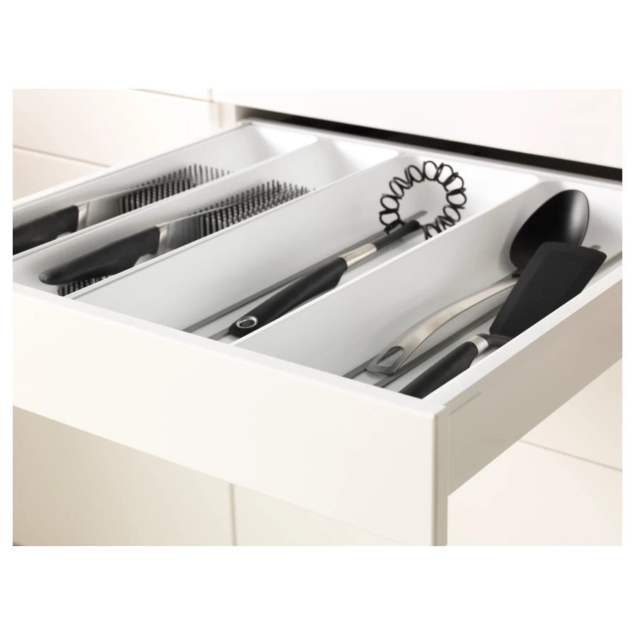 Напольный кухонный шкаф  - IKEA METOD MAXIMERA, 88x62x60см, белый/светло-серый, МЕТОД МАКСИМЕРА ИКЕА (изображение №5)