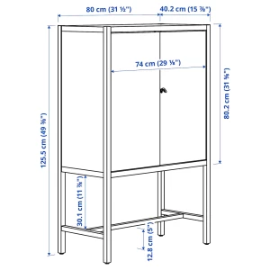 Второе фото. STOCKHOLM 2025 Шкаф/2 двери ИКЕА
