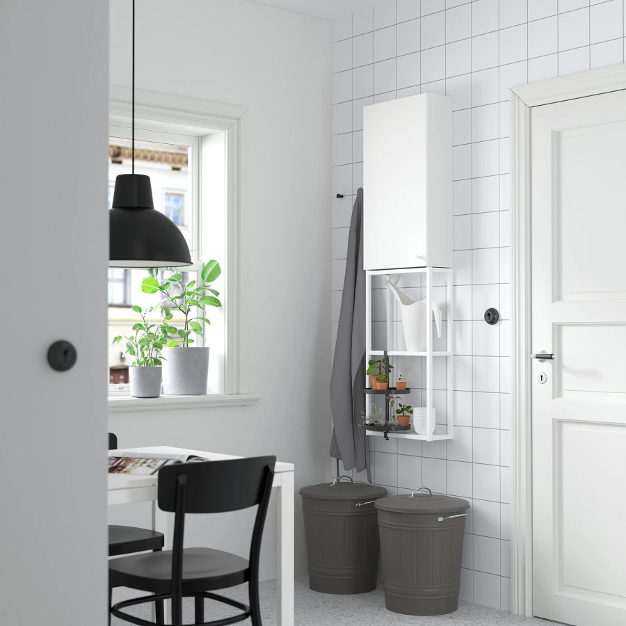Комбинация для ванной - IKEA ENHET, 40х17х150 см, белый, ЭНХЕТ ИКЕА (изображение №2)