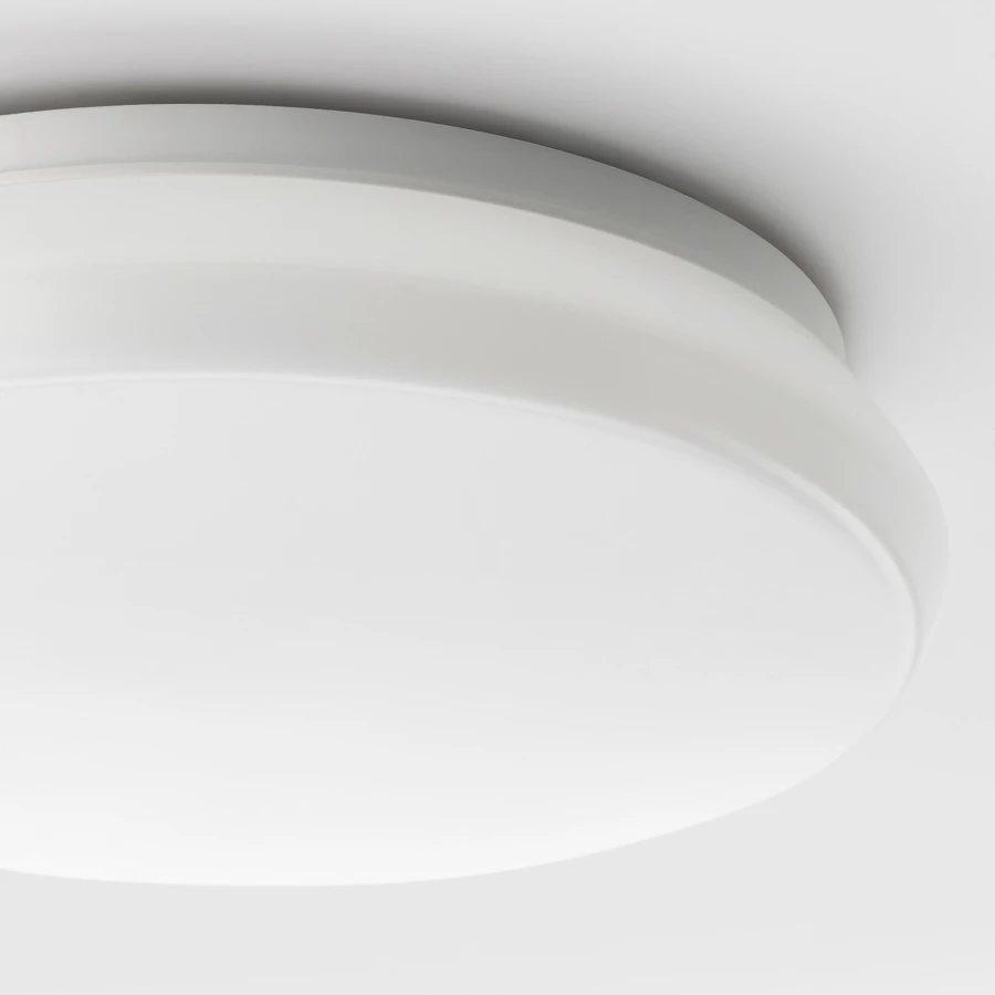 Потолочные светильники - STOFTMOLN  IKEA/ СТОФТМОЛН ИКЕА, 24 см, белый (изображение №4)