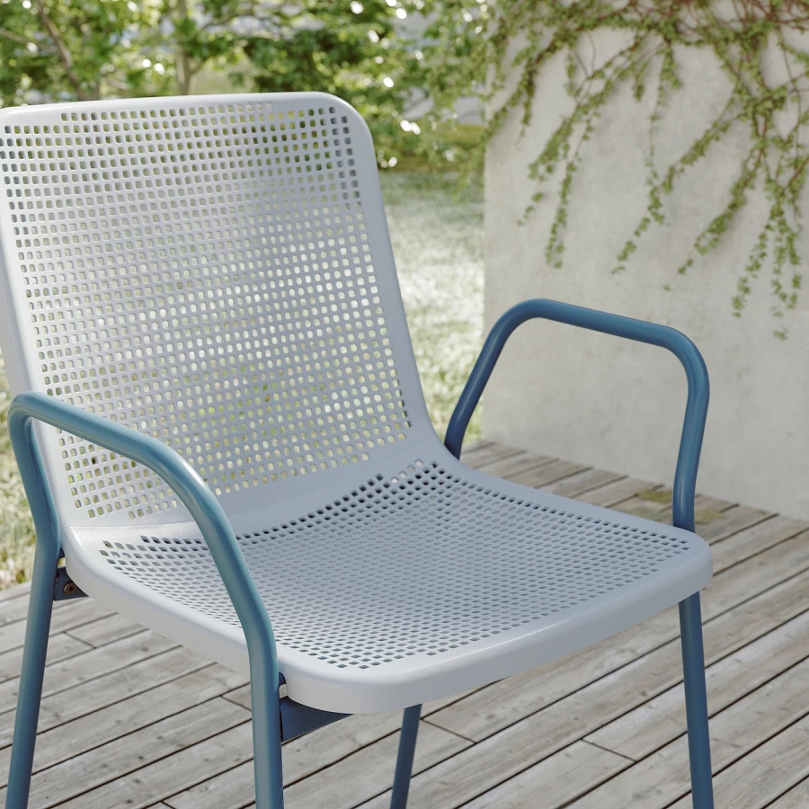 Стол+4 кресла - TORPARÖ/TORPARО IKEA/ ТОРПАРЕ ИКЕА, 130 см, серый/белый (изображение №4)