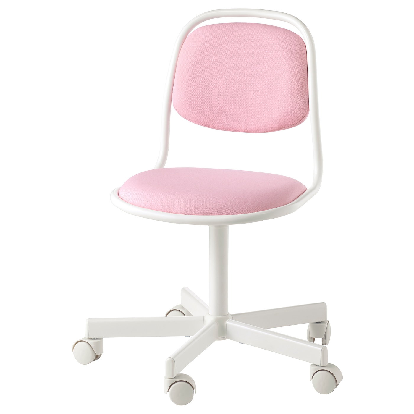 Кресло детское - IKEA ÖRFJÄLL/ORFJALL, 83х53 см, белый/розовый, ИКЕА