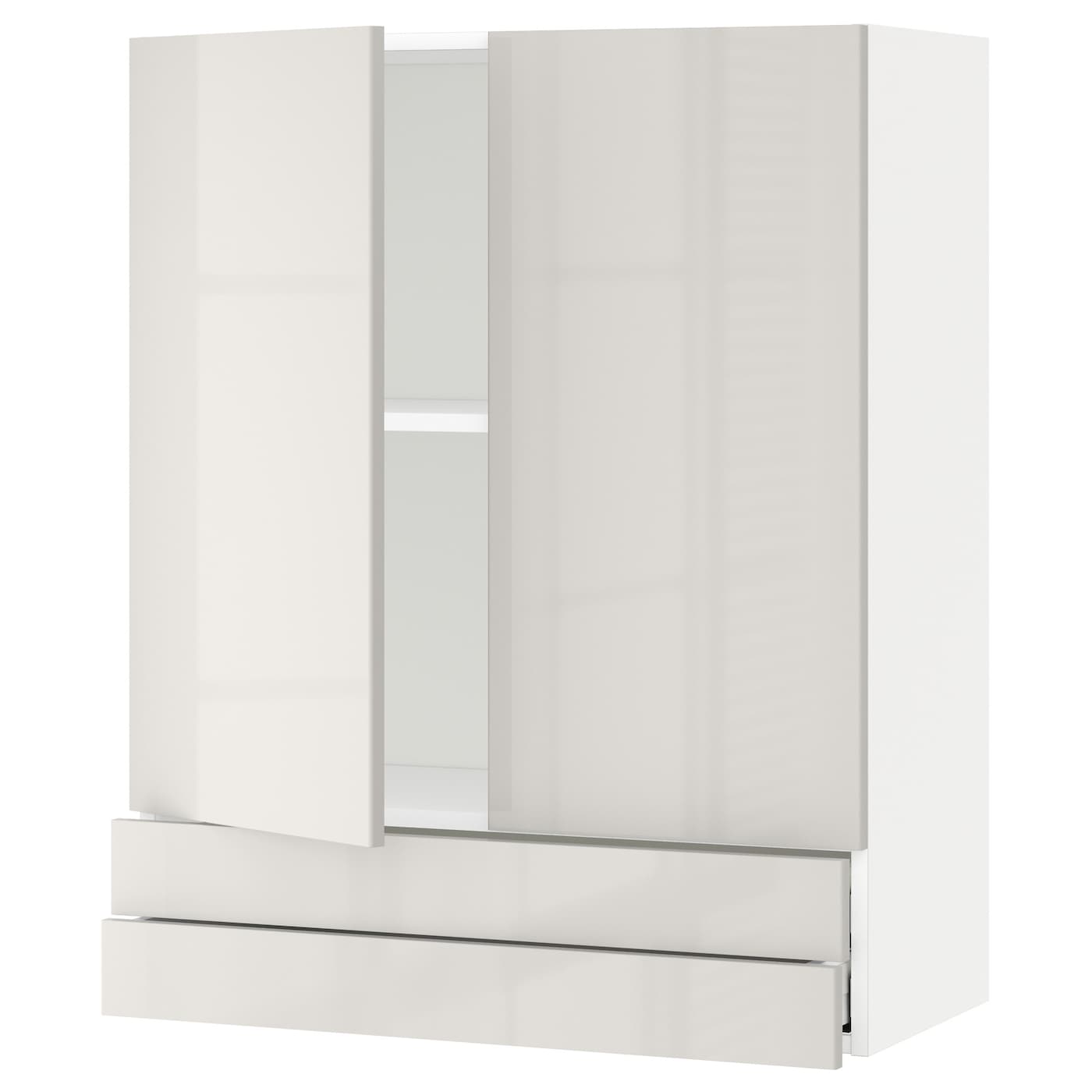Шкаф  - METOD / MAXIMERA IKEA/  МЕТОД/МАКСИМЕРА ИКЕА, 100х80 см, белый