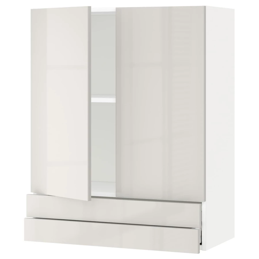 Шкаф  - METOD / MAXIMERA IKEA/  МЕТОД/МАКСИМЕРА ИКЕА, 100х80 см, белый (изображение №1)