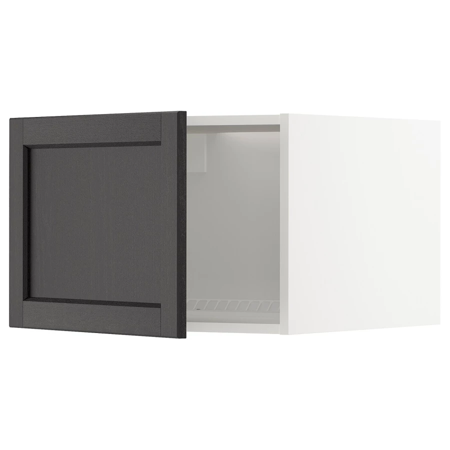 Шкаф для холодильника/морозильной камеры - METOD  IKEA/  МЕТОД ИКЕА, 40х60 см, белый/черный (изображение №1)