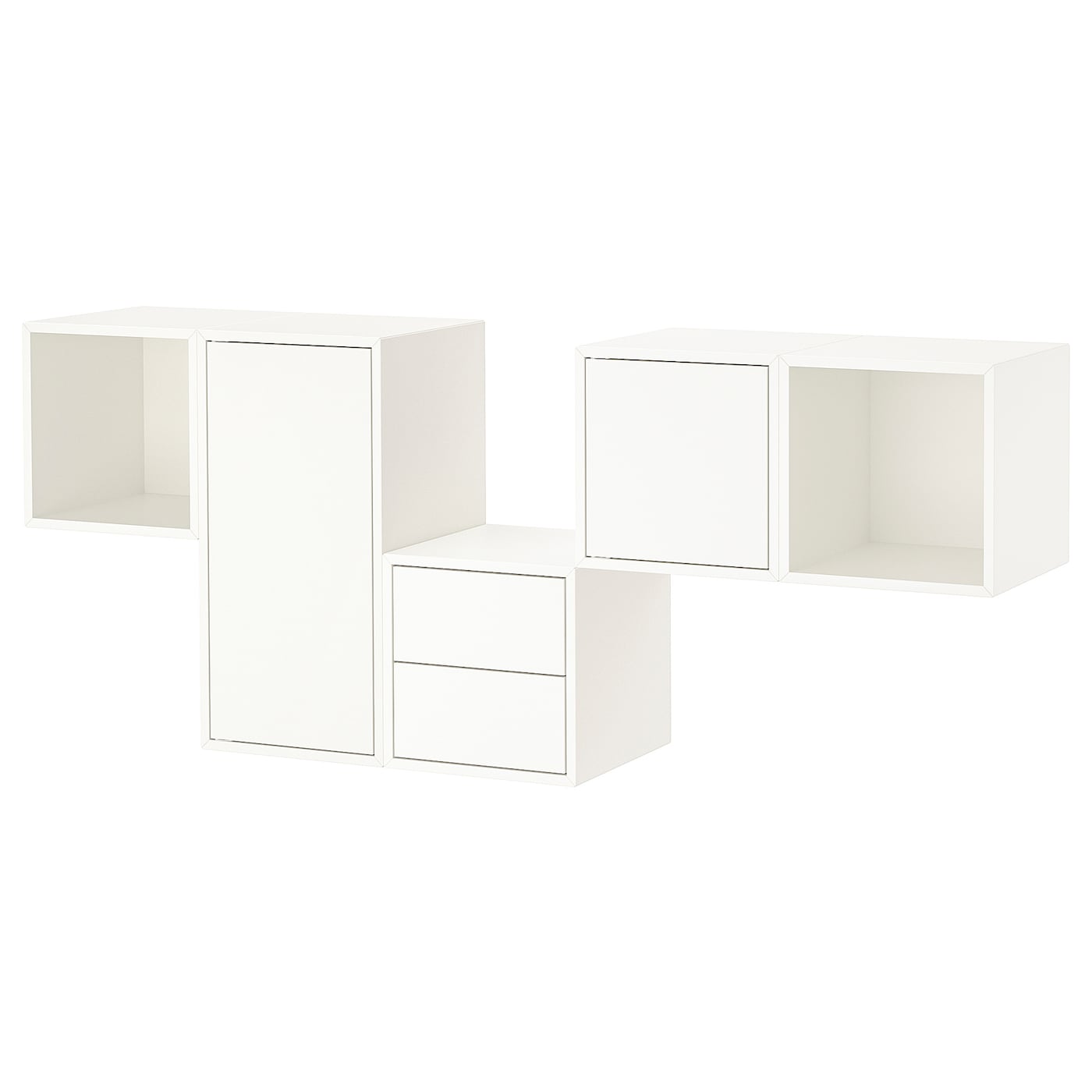Комбинация навесных шкафов- IKEA EKET, 175x35x70 см, белый, ЭКЕТ ИКЕА