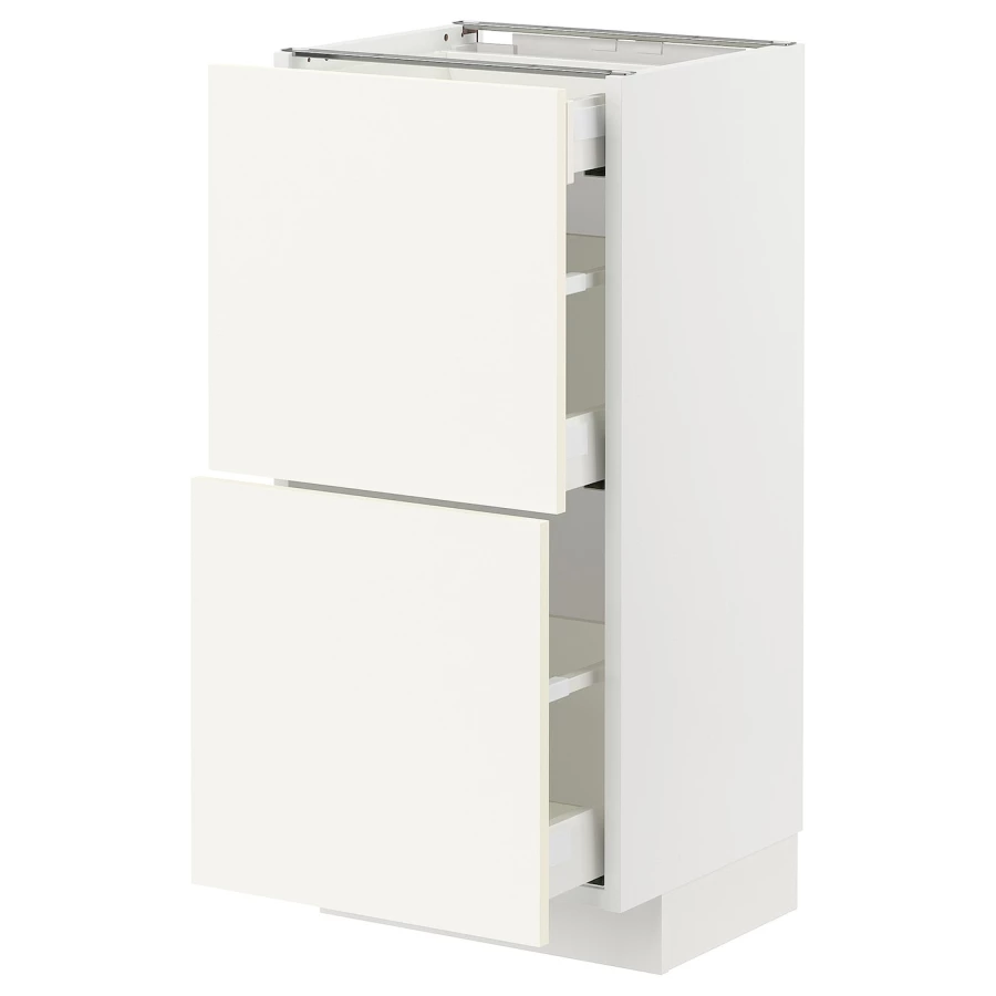 Напольный шкаф - METOD / MAXIMERA IKEA/ МЕТОД/ МАКСИМЕРА ИКЕА,  40х37 см, белый (изображение №1)