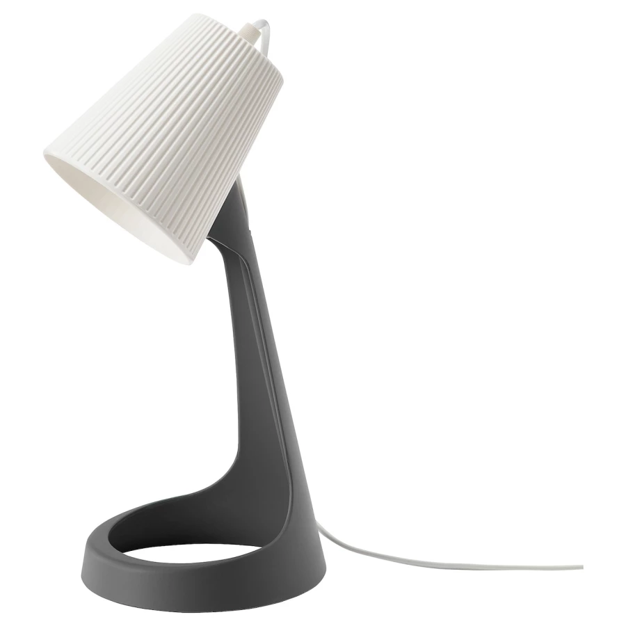 Лампа - SVALLET IKEA/СВАЛЛЕТ ИКЕА, 35 см, черный/белый (изображение №1)