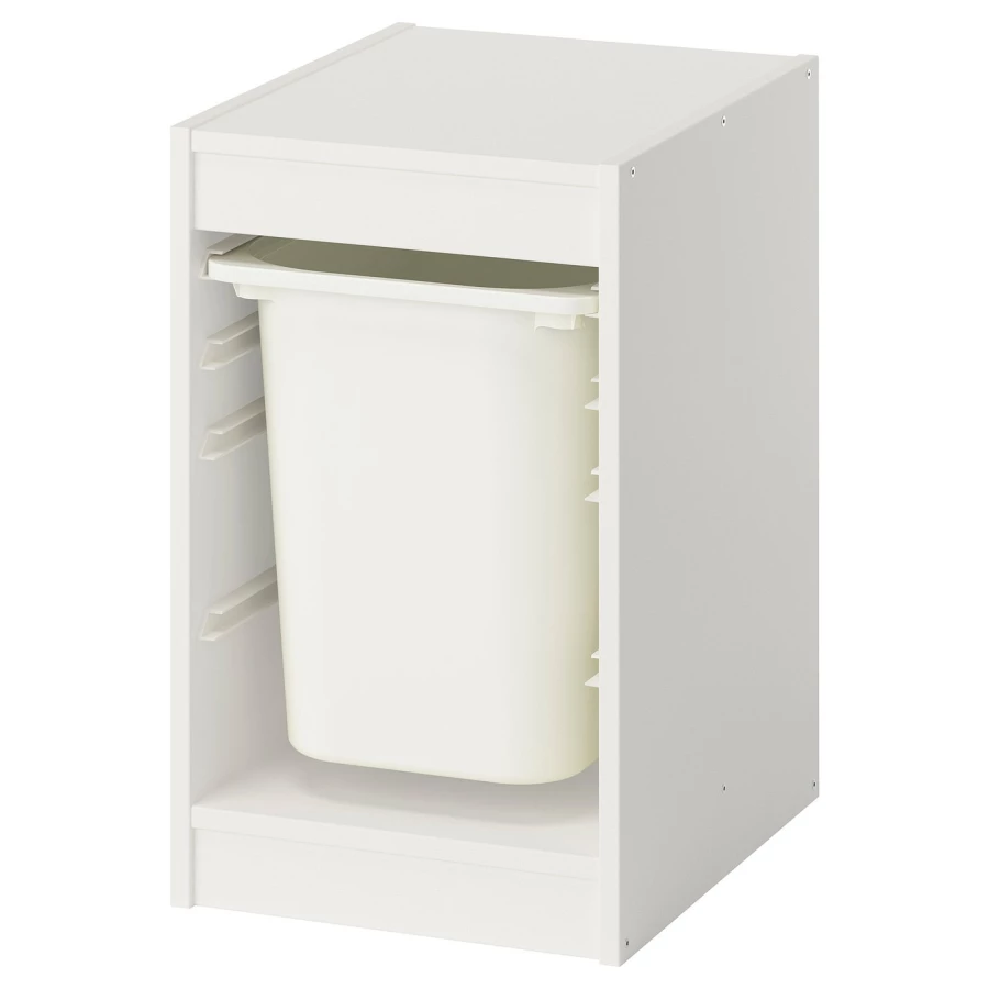 Шкаф с ящиком IKEA TROFAST/ТРУФАСТ ИКЕА, 34х44х56 см, белый (изображение №1)