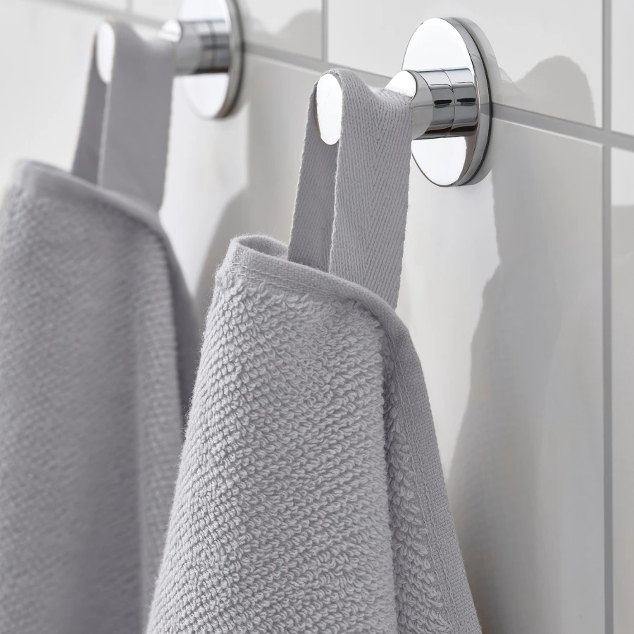 Полотенце для рук - IKEA VINARN, 30х30 см, светло-серый, ВИНАРН ИКЕА (изображение №3)