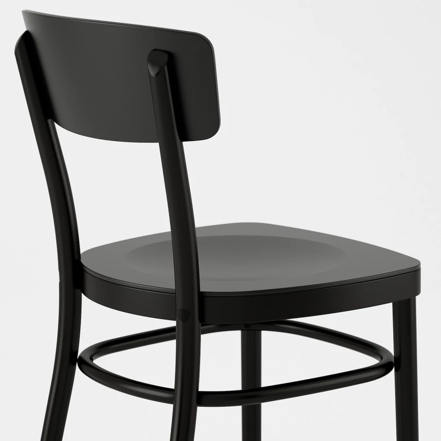 Стол и 4 стула - EKEDALEN / IDOLF  IKEA/ ЭКЕДАЛЕН/ИДОЛЬФ ИКЕА, 180/120 см, бежевый/черный (изображение №4)