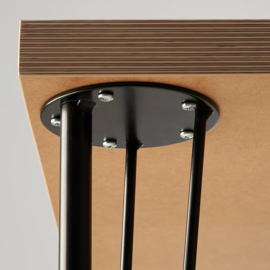Ножка для стола - IKEA KRILLE, 70 см, черный, КРИЛЛЕ ИКЕА (изображение №2)