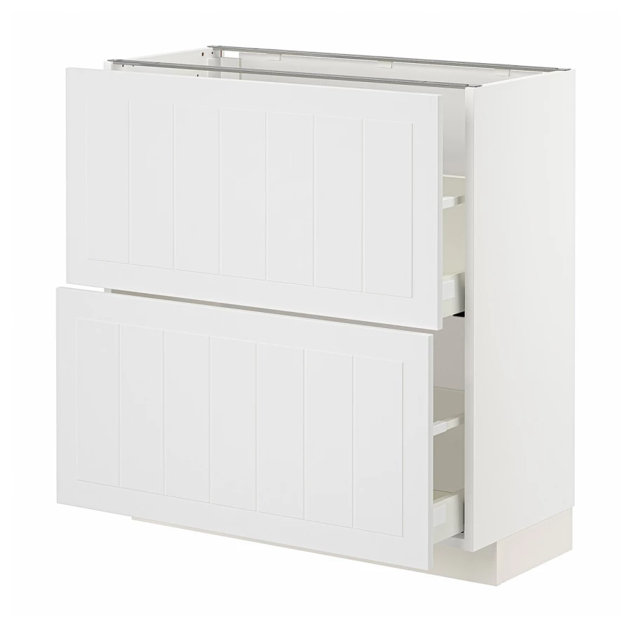 Напольный шкаф - METOD / MAXIMERA IKEA/ МЕТОД/ МАКСИМЕРА ИКЕА,   88х80 см, белый (изображение №1)