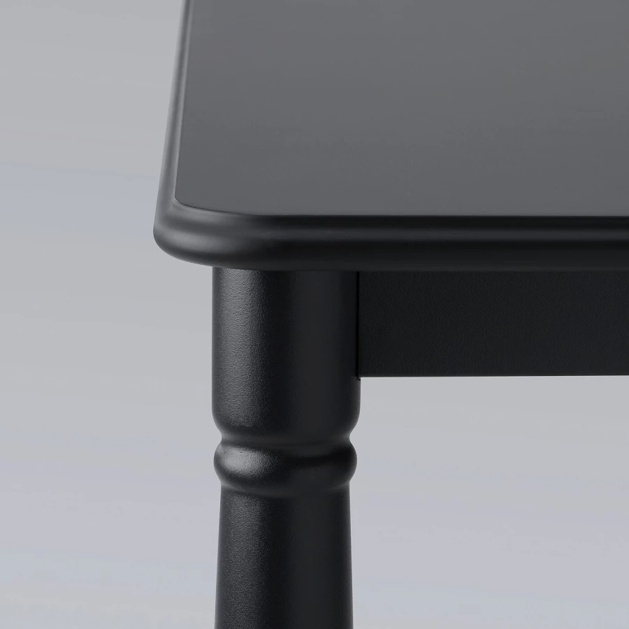 DANDERYD обеденный стол ИКЕА 130х80 см, черный (изображение №3)