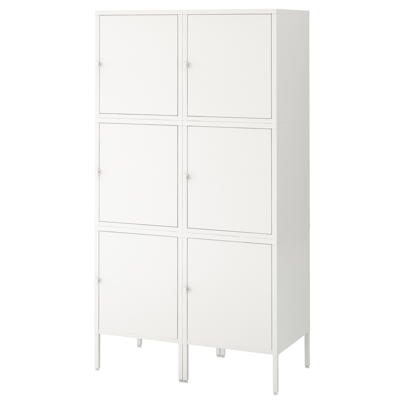 Комбинация с дверями - IKEA HÄLLAN/HALLAN/ХЭЛЛАН ИКЕА, 167х47х90 см, белый